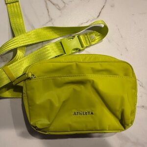 Athleta Neon Lime Belt Bag Crossbody HO23 \ One Size \ NWOT